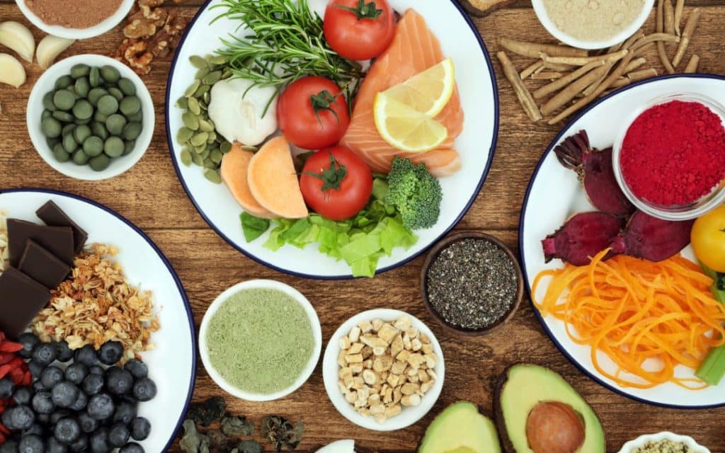 healthy food eating